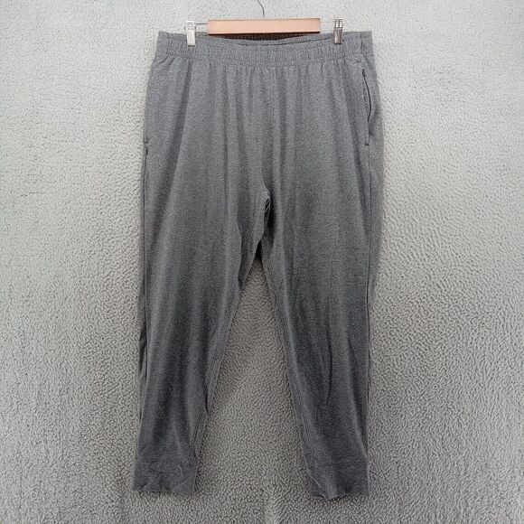 Rhone Pants‎ Mens XL Gray Marble Reign Midweight Drawstring Joggers Loungewear - Picture 1 of 13
